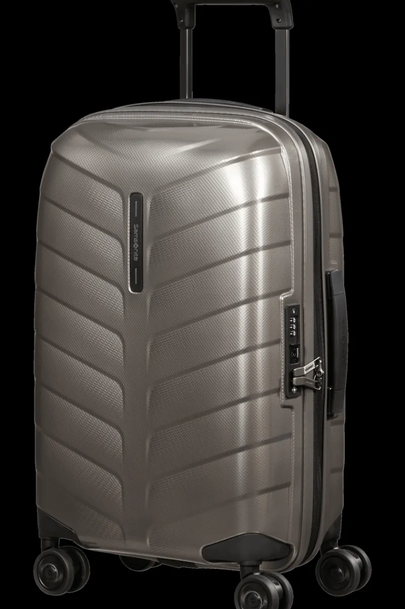 Samsonite Spinner (4 Wheel) | Hardside Luggage-ATTRIX Spinner Expandable (4 wheels) 55cm (23/26cm) - Dune