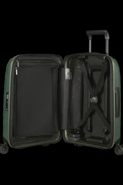 Samsonite Spinner (4 Wheel) | Hardside Luggage-ATTRIX Spinner Expandable (4 wheels) 55cm (23/26cm) - Basil Green
