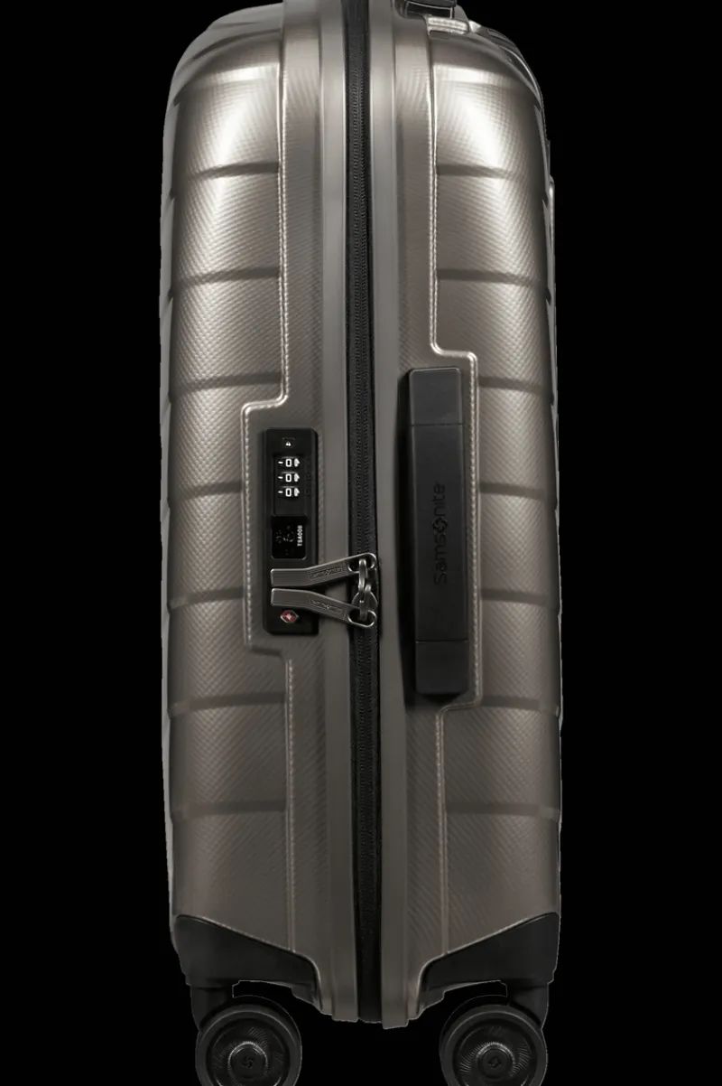 Samsonite Spinner (4 Wheel) | Hardside Luggage-ATTRIX Spinner Expandable (4 wheels) 55cm (20/23cm) - Dune