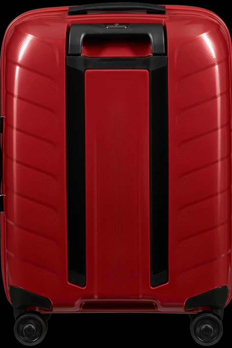 Samsonite Spinner (4 Wheel) | Hardside Luggage-ATTRIX Spinner Expandable (4 wheels) 55cm (20/23cm) - Red