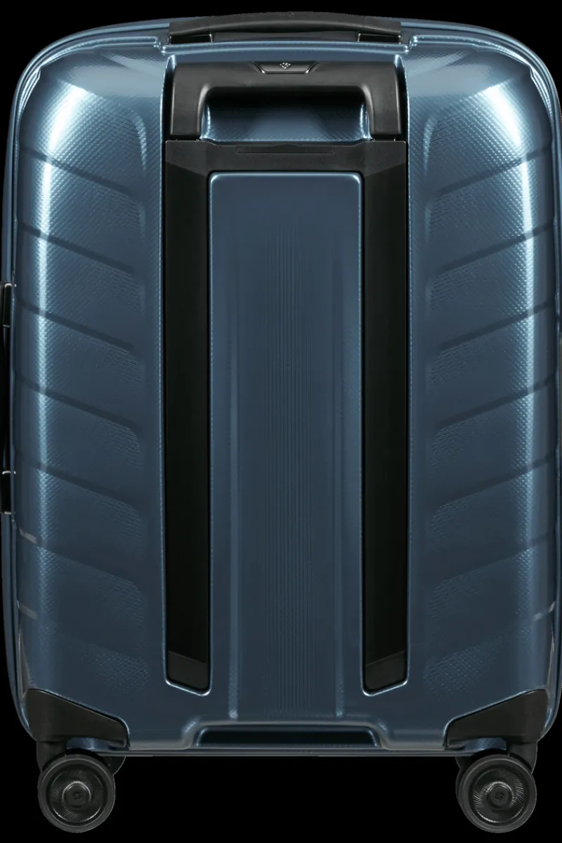 Samsonite Spinner (4 Wheel) | Hardside Luggage-ATTRIX Spinner Expandable (4 wheels) 55cm (20/23cm) - Steel Blue