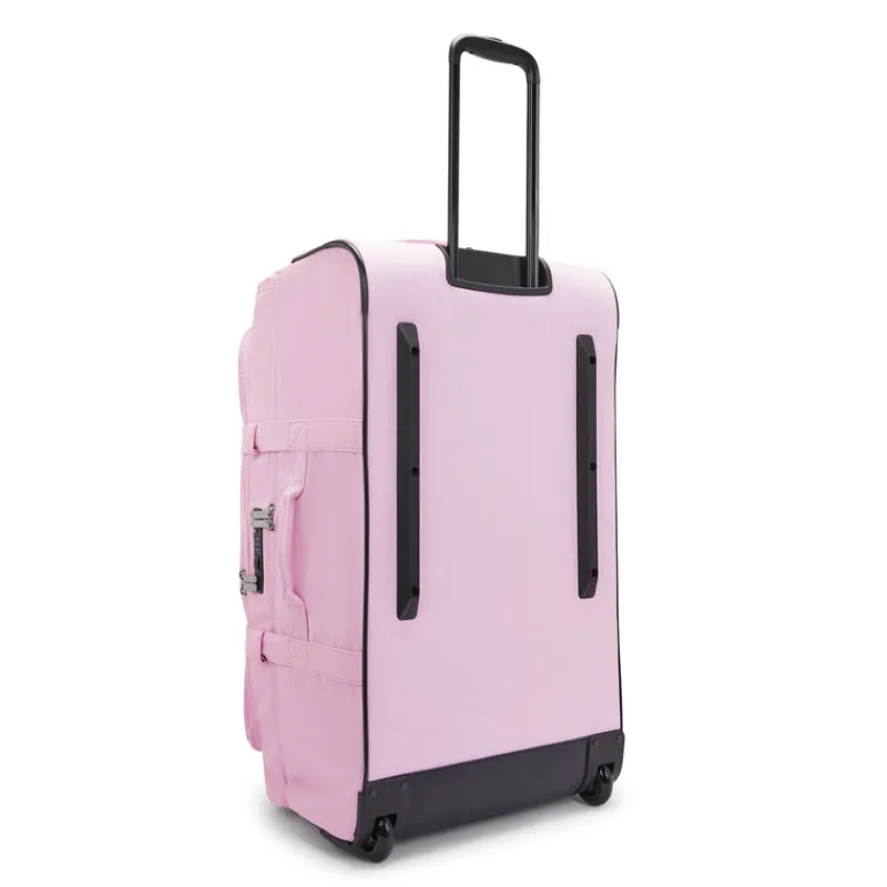 Kipling Softside Luggage-AVIANA Large Wheeled Suitcase - Blooming Pink