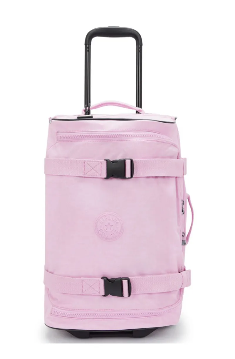 Kipling Softside Luggage | Cabin Luggage-AVIANA Small Wheeled Carry On Bag - Blooming Pink
