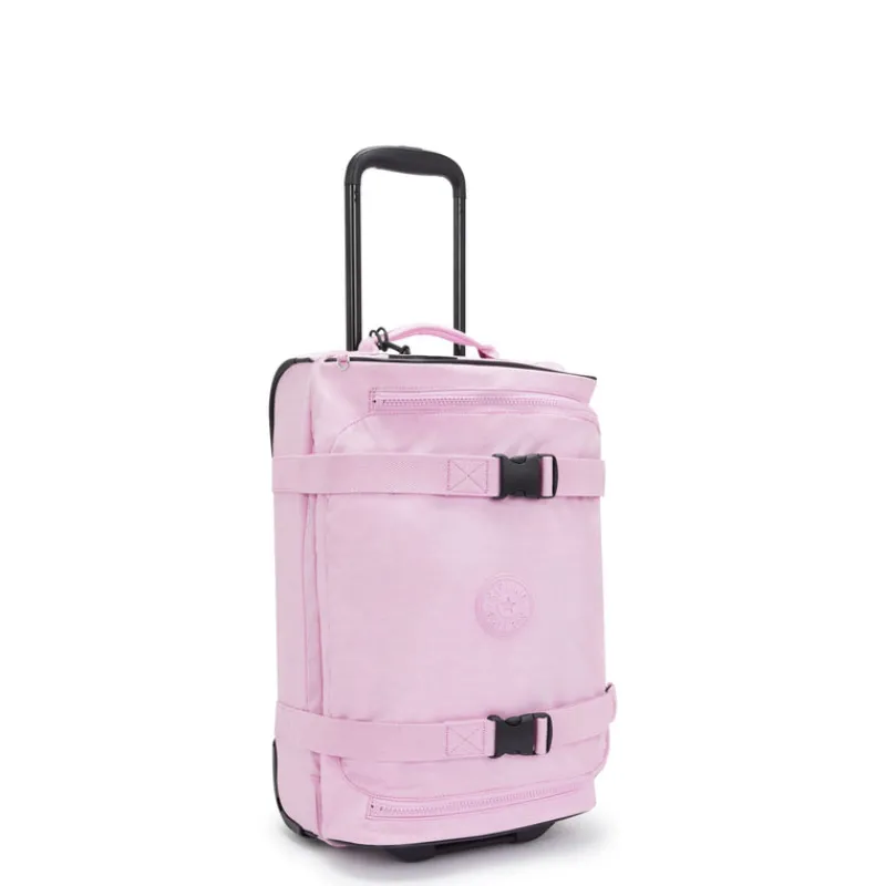 Kipling Softside Luggage | Cabin Luggage-AVIANA Small Wheeled Carry On Bag - Blooming Pink