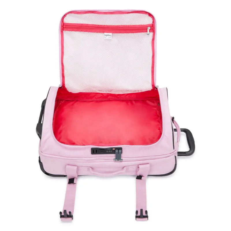Kipling Softside Luggage | Cabin Luggage-AVIANA Small Wheeled Carry On Bag - Blooming Pink