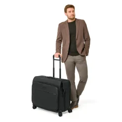 Briggs & Riley Spinner (4 Wheel)-BASELINE DELUXE WARDROBE SPINNER - Black
