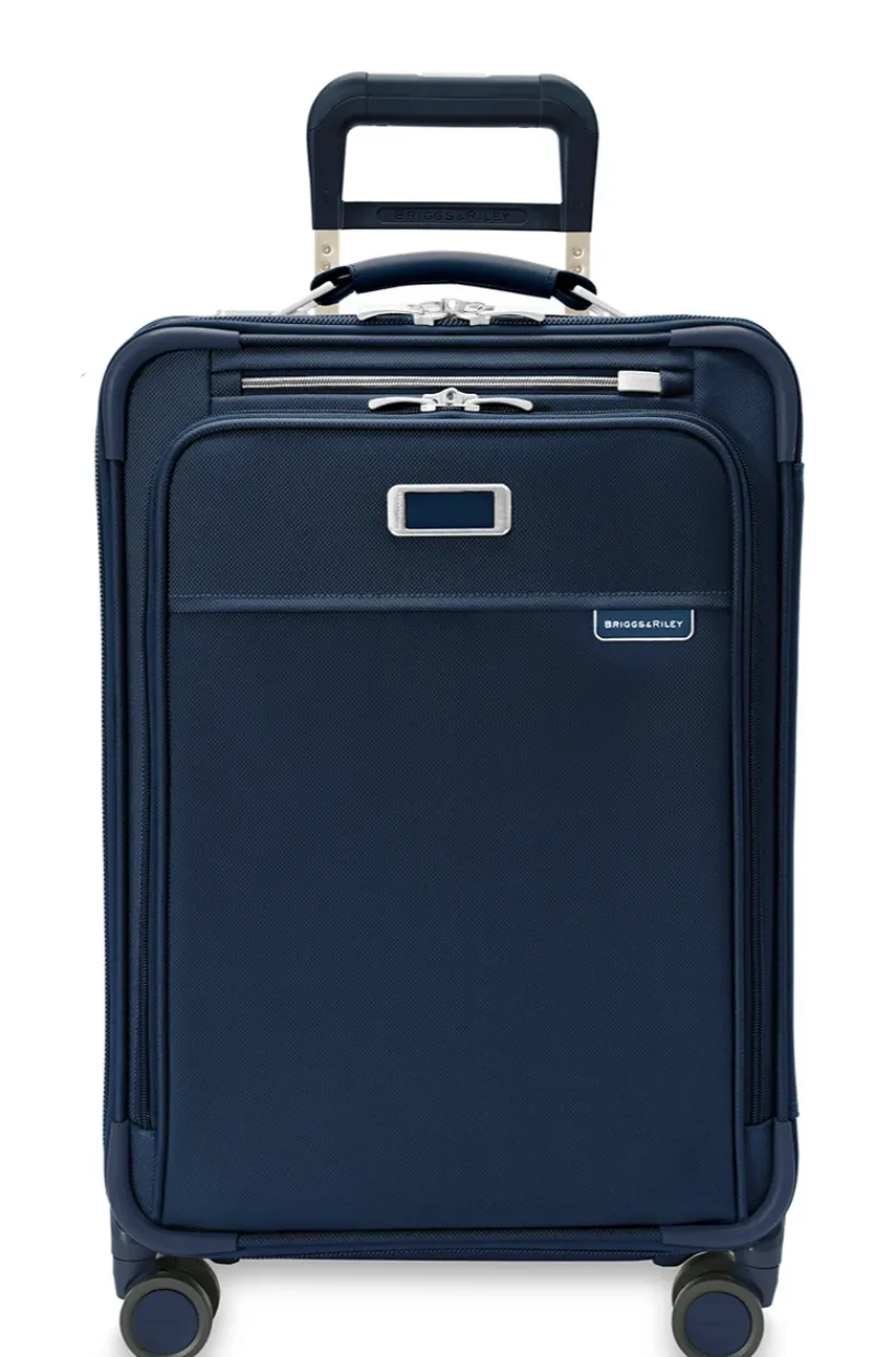 Briggs & Riley Spinner (4 Wheel)-BASELINE Essential Carry-On Spinner - Navy