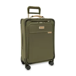 Briggs & Riley Spinner (4 Wheel)-BASELINE Essential Carry-On Spinner - Olive