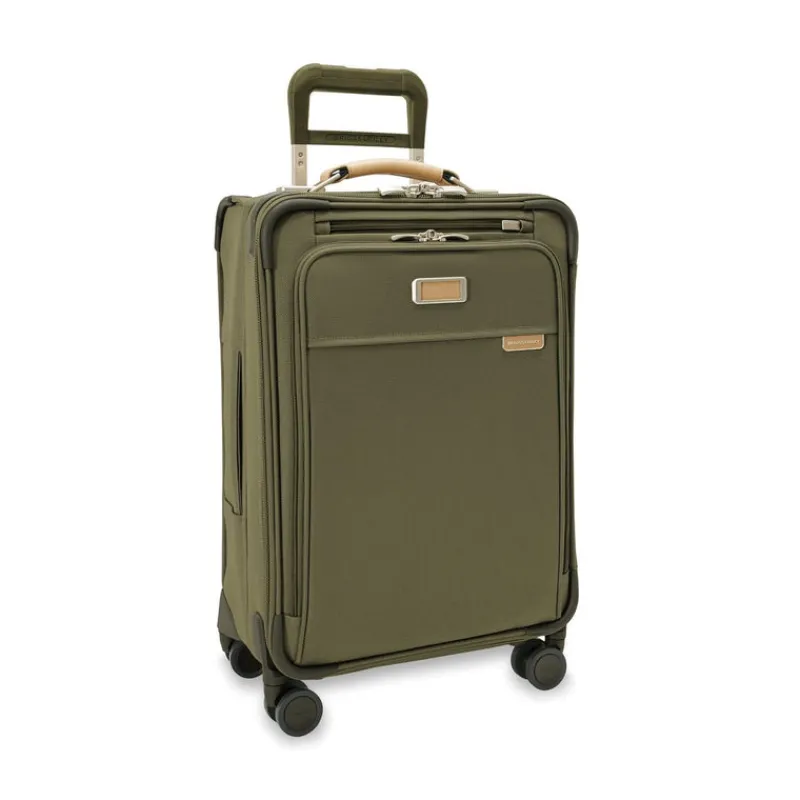 Briggs & Riley Spinner (4 Wheel)-BASELINE Essential Carry-On Spinner - Olive