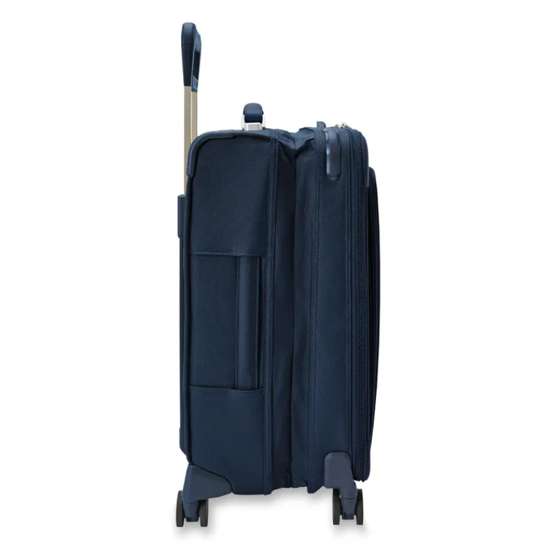 Briggs & Riley Spinner (4 Wheel)-BASELINE Essential Carry-On Spinner - Navy
