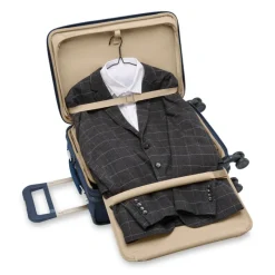 Briggs & Riley Spinner (4 Wheel)-BASELINE Essential Carry-On Spinner - Navy