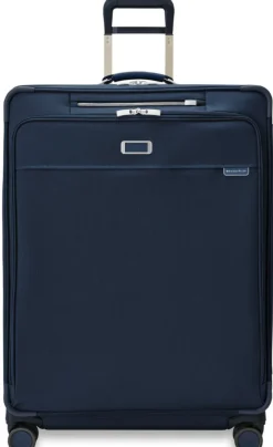 Briggs & Riley Spinner (4 Wheel) | Softside Luggage-Baseline Extra Large Expandable Spinner - Navy