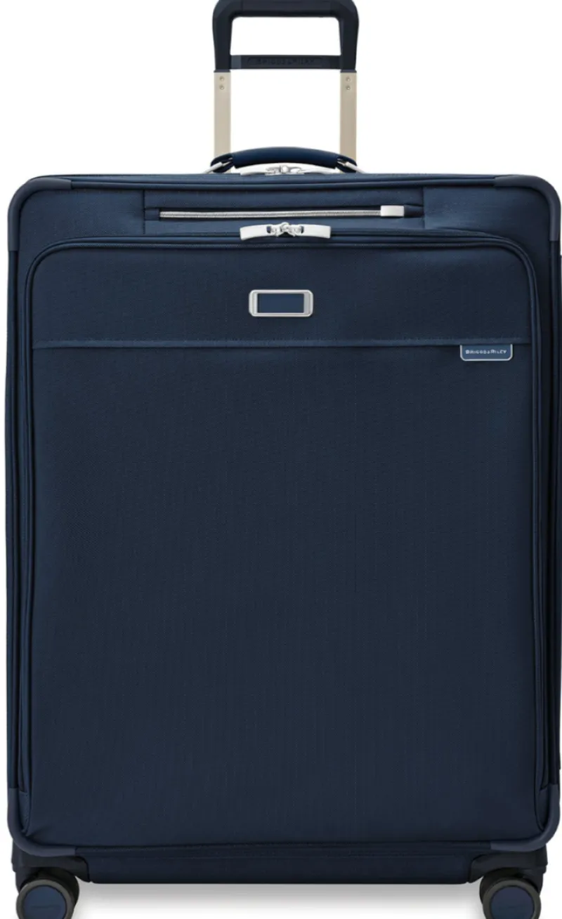 Briggs & Riley Spinner (4 Wheel) | Softside Luggage-Baseline Extra Large Expandable Spinner - Navy