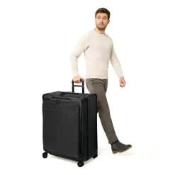 Briggs & Riley Spinner (4 Wheel) | Softside Luggage-Baseline Extra Large Expandable Spinner - Black