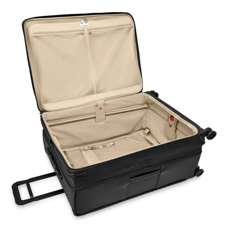 Briggs & Riley Spinner (4 Wheel) | Softside Luggage-Baseline Extra Large Expandable Spinner - Black