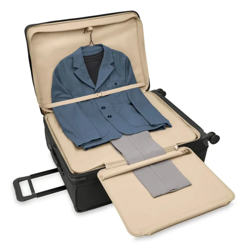 Briggs & Riley Spinner (4 Wheel) | Softside Luggage-Baseline Extra Large Expandable Spinner - Black