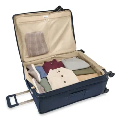 Briggs & Riley Spinner (4 Wheel) | Softside Luggage-Baseline Extra Large Expandable Spinner - Navy