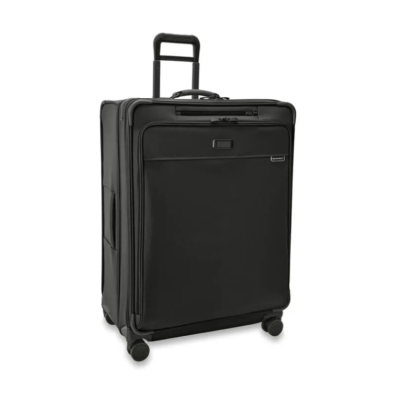 Briggs & Riley Spinner (4 Wheel) | Softside Luggage-Baseline Extra Large Expandable Spinner - Black