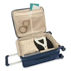 Briggs & Riley Spinner (4 Wheel) | Softside Luggage-BASELINE Global Carry-On Spinner - Navy