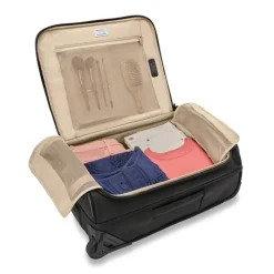 Briggs & Riley Upright (2 Wheel)-BASELINE Global Two-Wheel Carry-On Duffle - Black