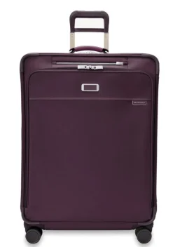 Briggs & Riley Spinner (4 Wheel) | Softside Luggage-BASELINE Limited Edition Large Expandable Spinner - Plum