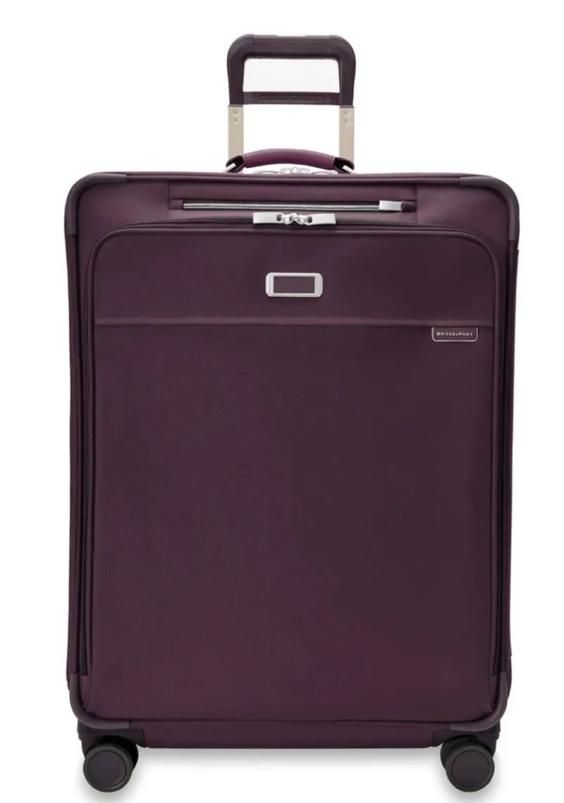 Briggs & Riley Spinner (4 Wheel) | Softside Luggage-BASELINE Limited Edition Large Expandable Spinner - Plum