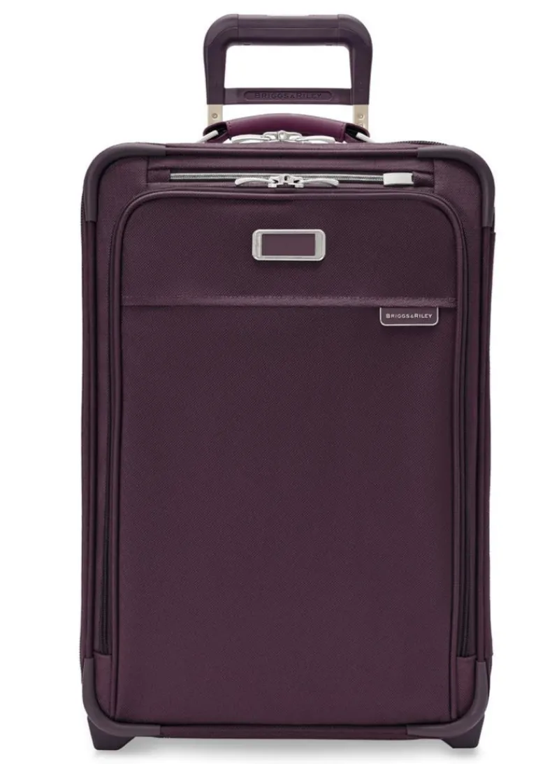 Briggs & Riley Upright (2 Wheel) | Cabin Luggage-BASELINE Limited Edition Essential 2-Wheel Expandable Carry-On - Plum