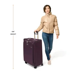 Briggs & Riley Spinner (4 Wheel) | Softside Luggage-BASELINE Limited Edition Large Expandable Spinner - Plum