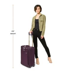 Briggs & Riley Upright (2 Wheel) | Cabin Luggage-BASELINE Limited Edition Essential 2-Wheel Expandable Carry-On - Plum