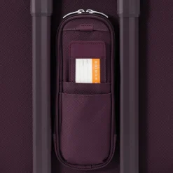 Briggs & Riley Upright (2 Wheel) | Cabin Luggage-BASELINE Limited Edition Essential 2-Wheel Expandable Carry-On - Plum