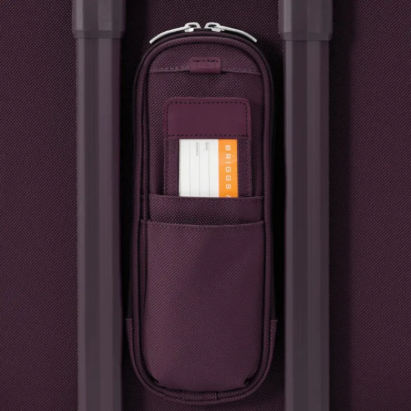 Briggs & Riley Upright (2 Wheel) | Cabin Luggage-BASELINE Limited Edition Essential 2-Wheel Expandable Carry-On - Plum