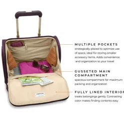 Briggs & Riley Spinner (4 Wheel) | Cabin Luggage-BASELINE Limited Edition Cabin Spinner - Plum
