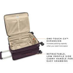Briggs & Riley Spinner (4 Wheel) | Softside Luggage-BASELINE Limited Edition Global Carry-On Spinner - Plum