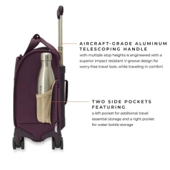 Briggs & Riley Spinner (4 Wheel) | Cabin Luggage-BASELINE Limited Edition Cabin Spinner - Plum