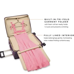 Briggs & Riley Spinner (4 Wheel) | Softside Luggage-BASELINE Limited Edition Medium Expandable Spinner - Plum