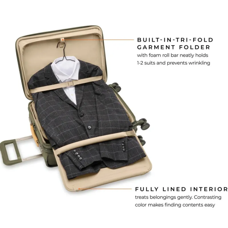 Briggs & Riley Spinner (4 Wheel) | Cabin Luggage-BASELINE Limited Edition Essential Carry-On Spinner - Plum