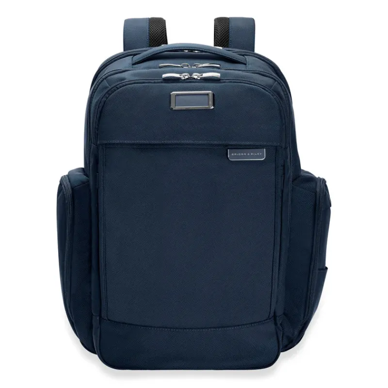 Briggs & Riley Backpacks-BASELINE Traveller Backpack - Navy