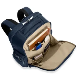 Briggs & Riley Backpacks-BASELINE Traveller Backpack - Navy
