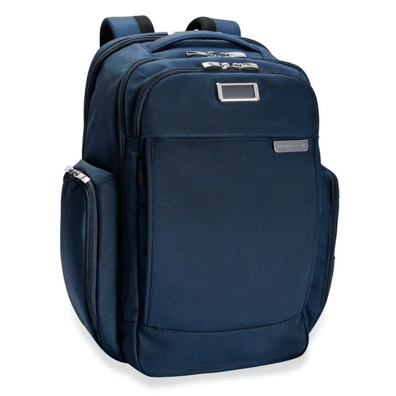 Briggs & Riley Backpacks-BASELINE Traveller Backpack - Navy