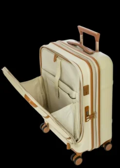 Brics Spinner (4 Wheel) | Hardside Luggage-Bellagio 3 Business Cabin Trolley - Cream
