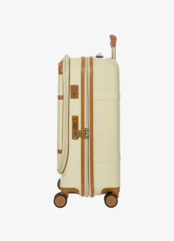 Brics Spinner (4 Wheel) | Hardside Luggage-Bellagio 3 Business Cabin Trolley - Cream