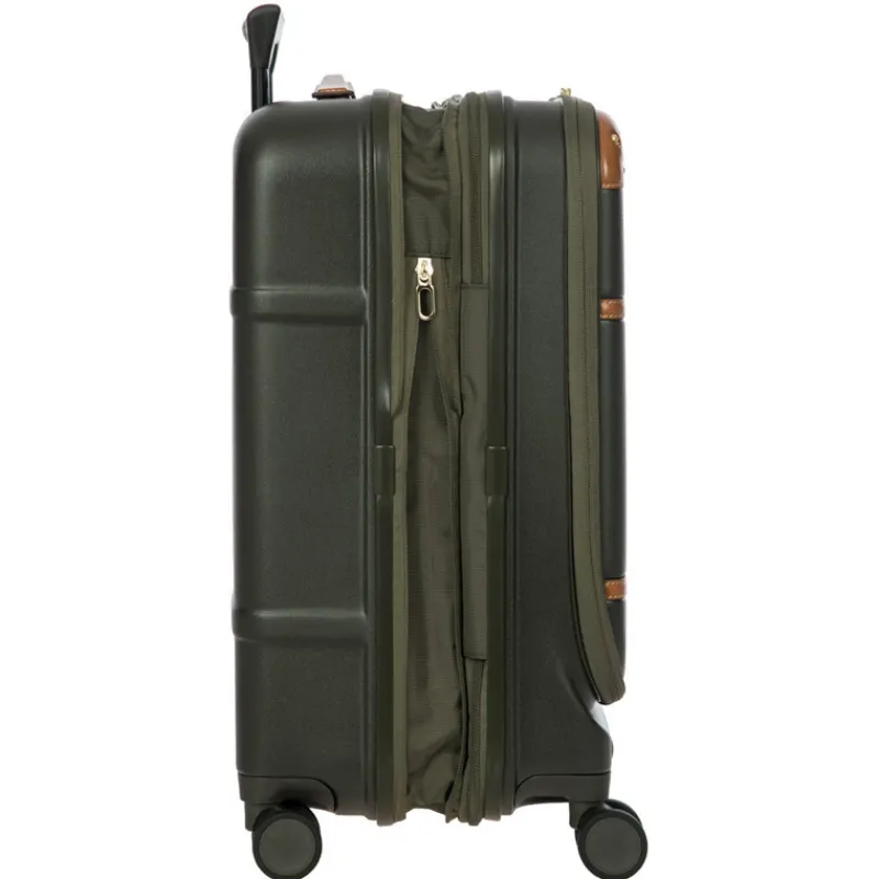 Brics Spinner (4 Wheel) | Hardside Luggage-Bellagio 3 Business Cabin Trolley - Olive