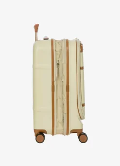 Brics Spinner (4 Wheel) | Hardside Luggage-Bellagio 3 Business Cabin Trolley - Cream