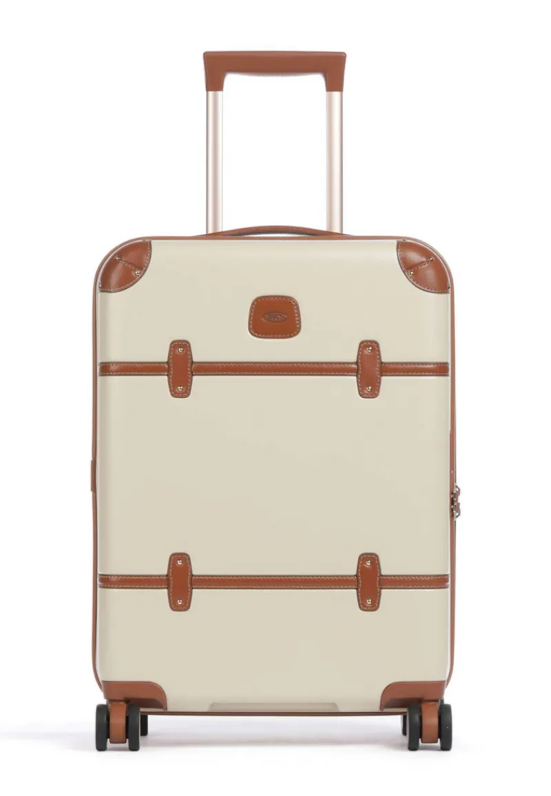London Luggage Spinner (4 Wheel) | Hardside Luggage-Bellagio 3 Cabin Trolley - Cream