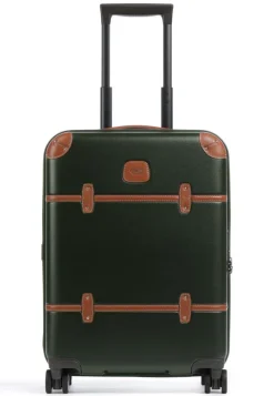 Brics Spinner (4 Wheel) | Hardside Luggage-Bellagio 3 Cabin Trolley - Olive