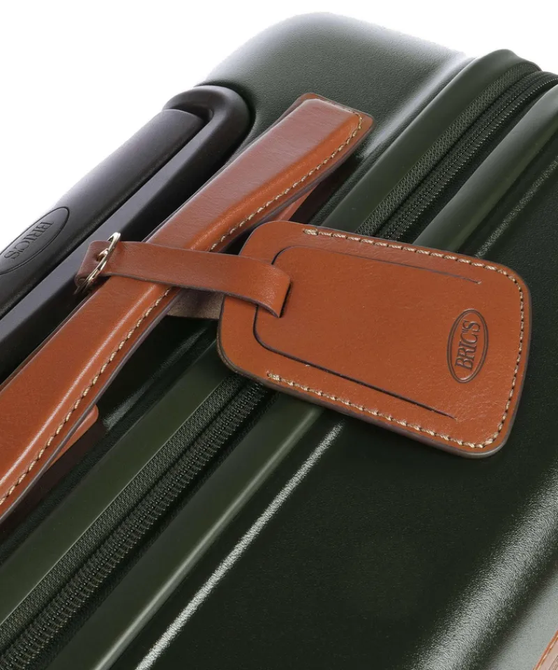 Brics Spinner (4 Wheel) | Hardside Luggage-Bellagio 3 Cabin Trolley - Olive