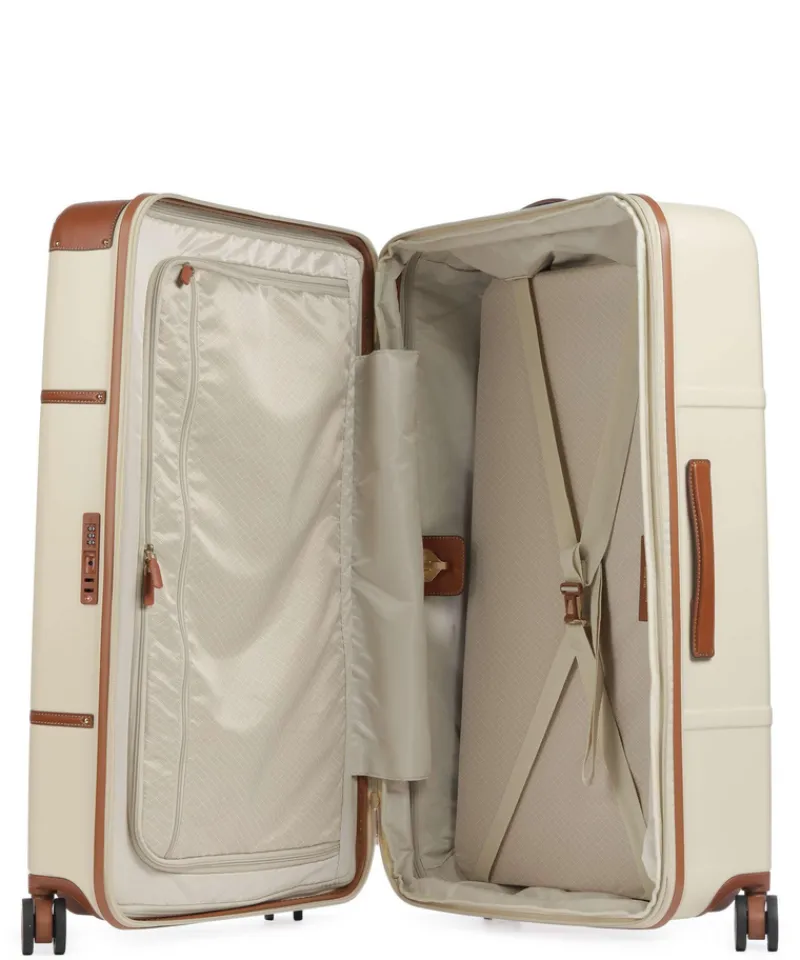 Brics Spinner (4 Wheel) | Hardside Luggage-Bellagio 3 Extra Large Trolley - Cream