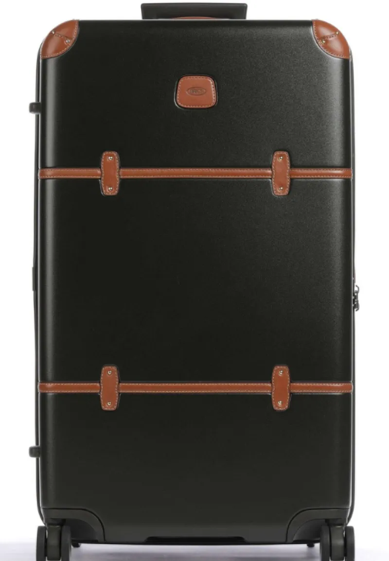 Brics Spinner (4 Wheel) | Hardside Luggage-Bellagio 3 Large Travel Trunk - Olive