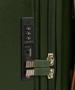 Brics Spinner (4 Wheel) | Hardside Luggage-Bellagio 3 Medium Travel Trunk - Olive