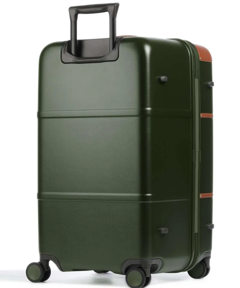 Brics Spinner (4 Wheel) | Hardside Luggage-Bellagio 3 Medium Travel Trunk - Olive